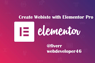 design wordpress website using elementor and astra