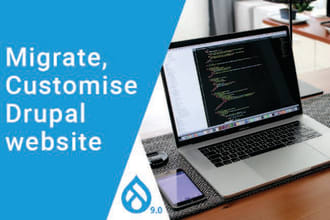 migrate drupal 7 ,8 and 9 websites to drupal 10
