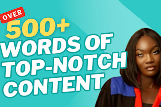 write high quality SEO technical content for you