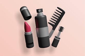 design 3d icon or 3d illustration for your website or app