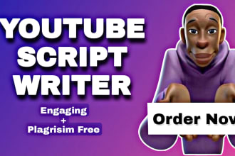 write engaging youtube scripts