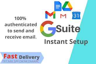 fix and setup any google workspace, g suite email delivery issues