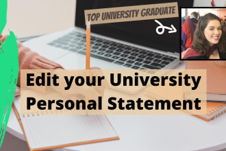 edit your UK university personal statement to perfection