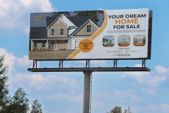 design attractive and eye catching billboard,signboard,outdoor banners for print