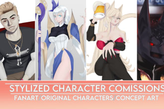 draw anime inspired characters