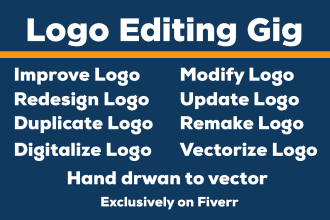 do redesign, enhance, improve, digitalize, cleanup existing logo