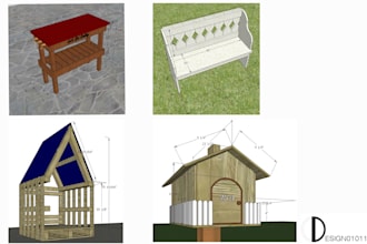 do 3d furniture modeling using sketchup