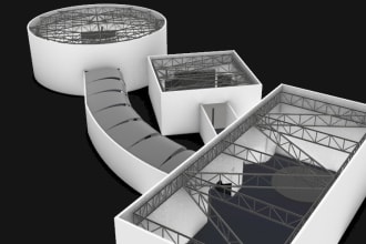 create house projects with 3d models renders and plans