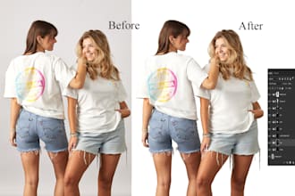 photo background remove and wrinkle remove resize for amazon