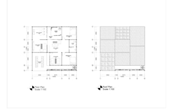 draw a 2d floor plan, elevation, and section
