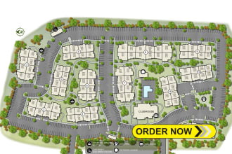 deliver precise site plans and property maps for real estate marketing