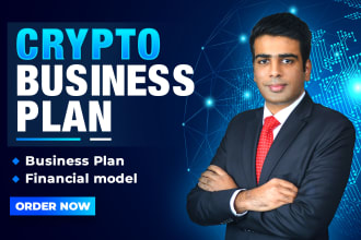 prepare a crypto, blockchain, nft business plan and financial model