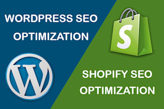 do on page SEO optimization for shopify store or wordpress website