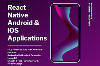 develop a mobile app for android, ios