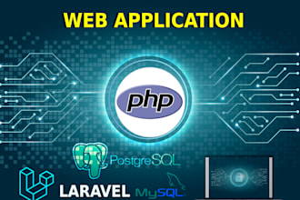 develop a professional web app using laravel and bootstrap