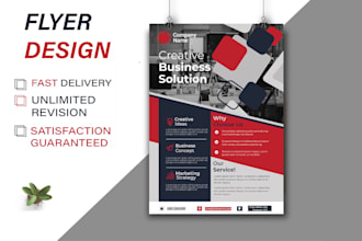 any creative flyer design