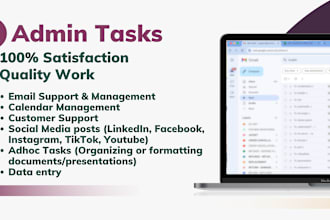 be the best administrative assistant and web researcher