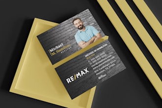 Top 10!  do luxury, modern real estate business card designs