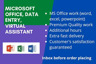 be your busniess or personel virtual assistant