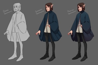 draw your dnd character in my style
