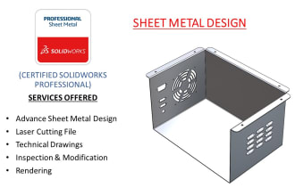 do advance sheet metal design, dfx file for laser cutting