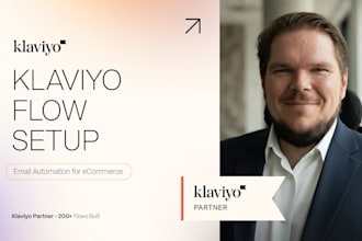 create klaviyo email marketing flows for ecommerce