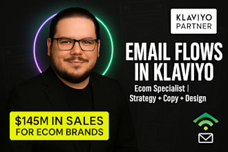 create klaviyo email marketing flows for ecommerce