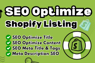 shopify seo optimize listing to boost your sales