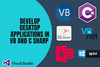 develop desktop applications in vb and c sharp