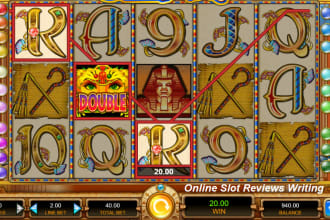write high quality slot reviews for you
