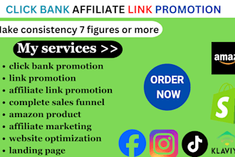 do affiliate marketing clickbank link promotion sales funnel amazon products