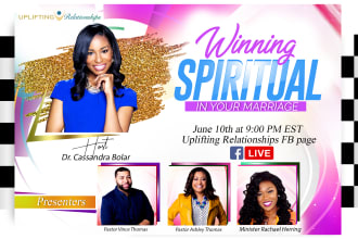 do a unique facebook, instagram, social media, church flyer