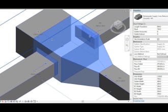 create revit custom duct fittings with dynamic features