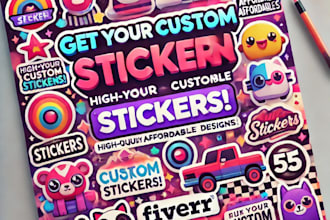 do your custom premium wall sticker design and decal design