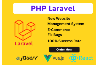 be your php laravel developer, php web developer and develop laravel website