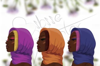 draw beautiful and cool arts based on your ideas and needs