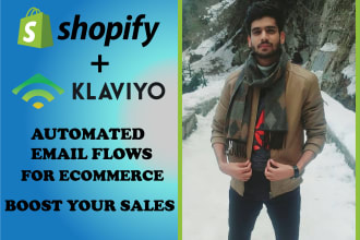 setup klaviyo email flows for shopify email marketing