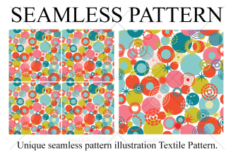 create unique seamless pattern floral textile repeat pattern