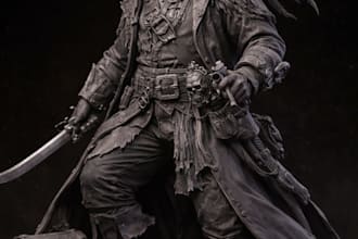3d modeling,3d sculpting,3d printing,miniature, sculpture