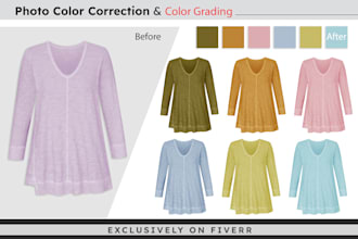 do professional color correction and color grading any kind of photo