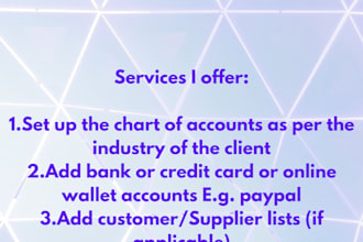 set up your quickbooks online  from scratch