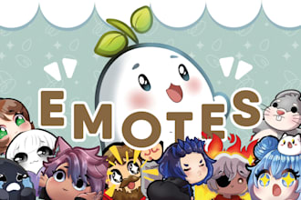 make cute kawaii emotes