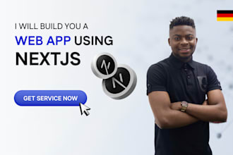 create you a web app with nextjs or laravel