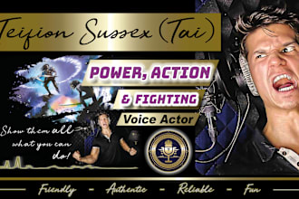 voice your character for fighting games or animation
