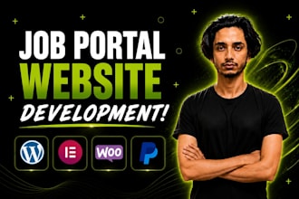 build job portal, job posting, job search wordpress website
