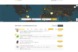 build job portal, job posting, job search wordpress website