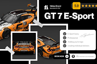 make high quality e sport liverys for gt7
