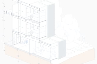 create axonometric views and conceptual diagrams