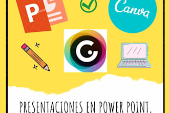 create a canva, genially or powerpoint presentation