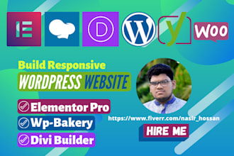 build a perfect wordpress website in elementor and wpbakery